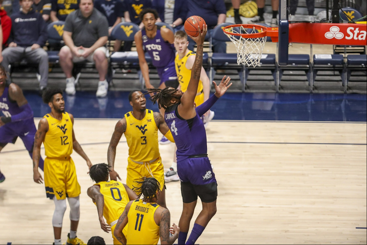 Basketball_NCAA_TCU Horned Frogs center Eddie Lampki